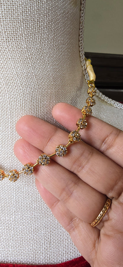 Ad Choker Necklace South Indian Jewelry Teen girls Sleek Minimalist collection