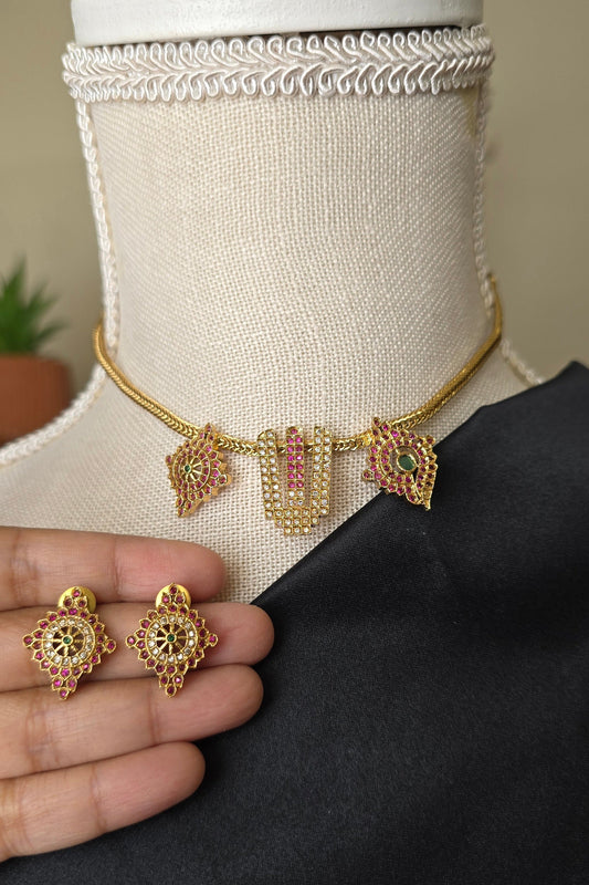 Vishnu Sanku Chakra Choker